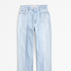 Abercrombie and Fitch Ultra High Rise Light Wash Jeans